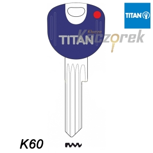 Bytový 169 - surový mosazný klíč - Titan K6P